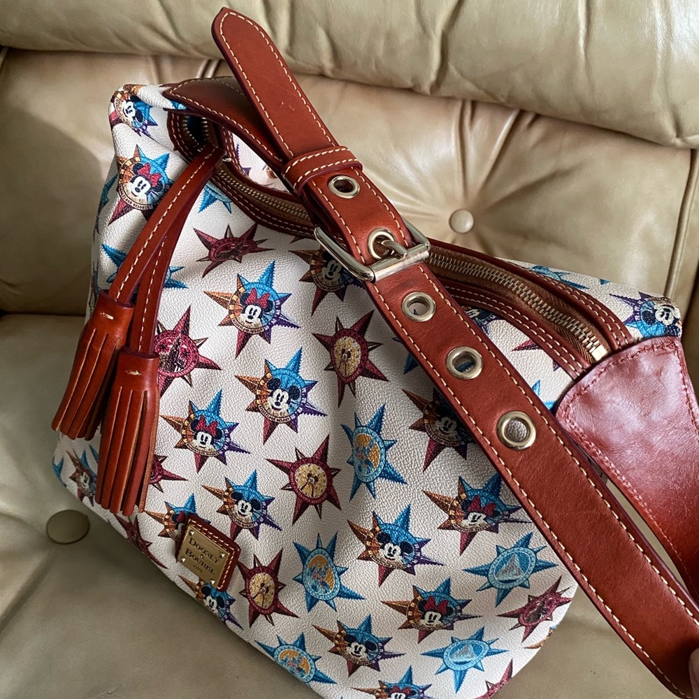 SALE! Dooney & Bourke Disney Parks Mickey Mouse Large Shoulder Bag - Picture 9 of 15
